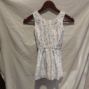 James And Lottie Size 7 Girls Kristin Knot Dress Tooty Fruity Print Back Bow